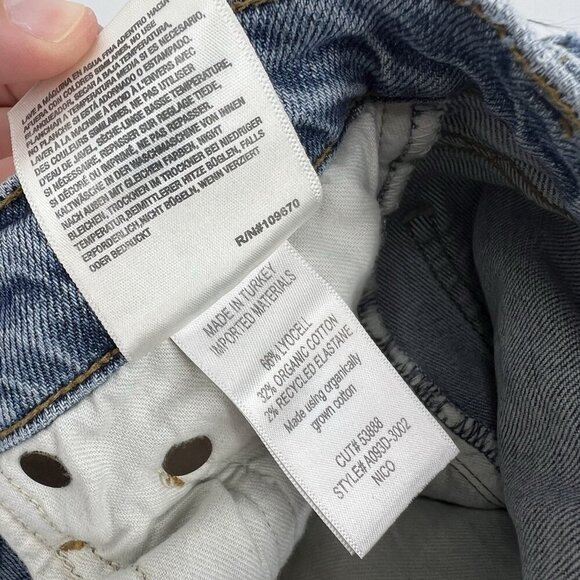 AGOLDE - Nico High Rise Slim Fit Jeans in Rooted Size 23 - Picture 8 of 8